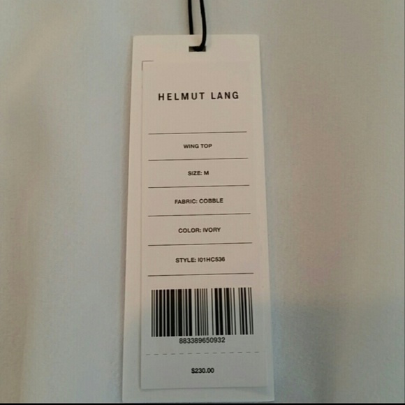 NWT Helmut Lang Top - Picture 2 of 3